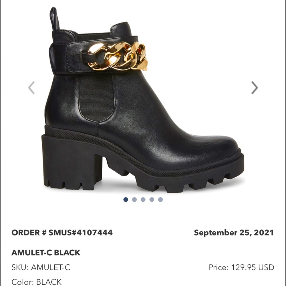 Amulet C-Black Steve Madden Booties